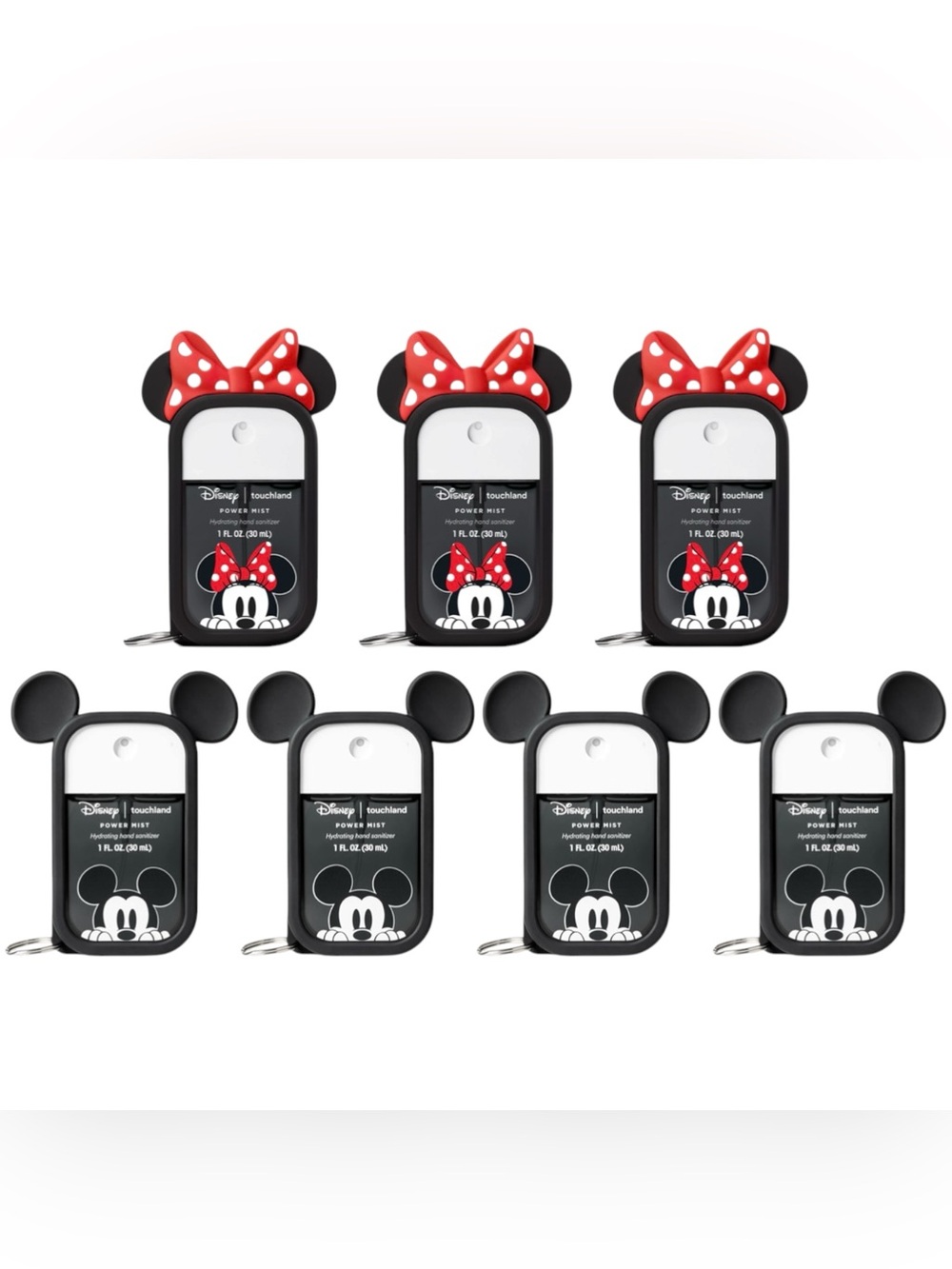 Touchland x Disney 7-Pack Mickey & Minnie Mouse Hand Sanitizers NEW Sealed